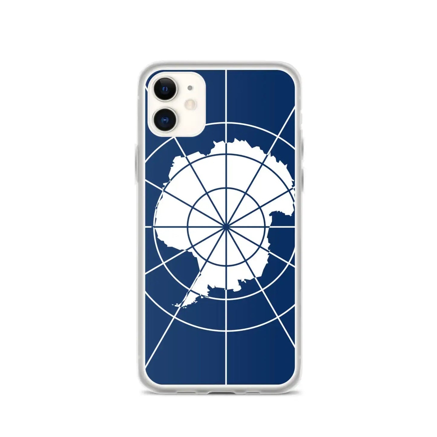 Coque Iphone Drapeau De L'Antarctique Officiel – Étui Souple – Résistant Et Antichoc