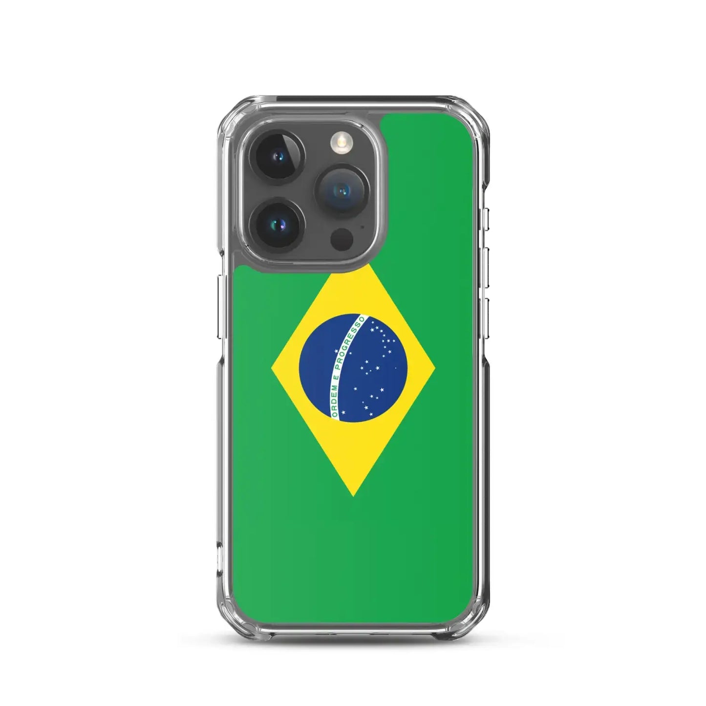 Coque Iphone Drapeau Du Brésil – Étui Souple – Résistant Et Antichoc