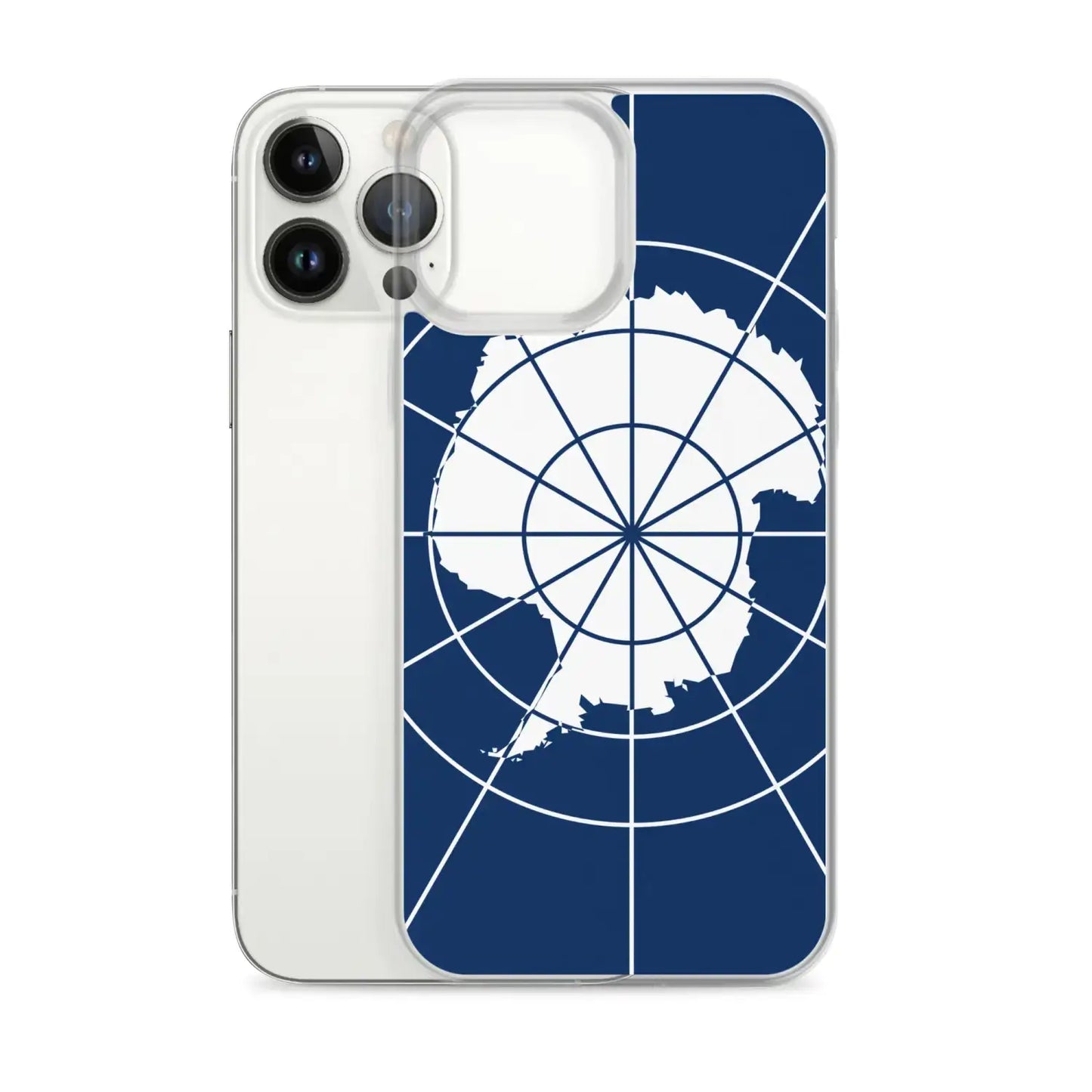 Coque Iphone Drapeau De L'Antarctique Officiel – Étui Souple – Résistant Et Antichoc