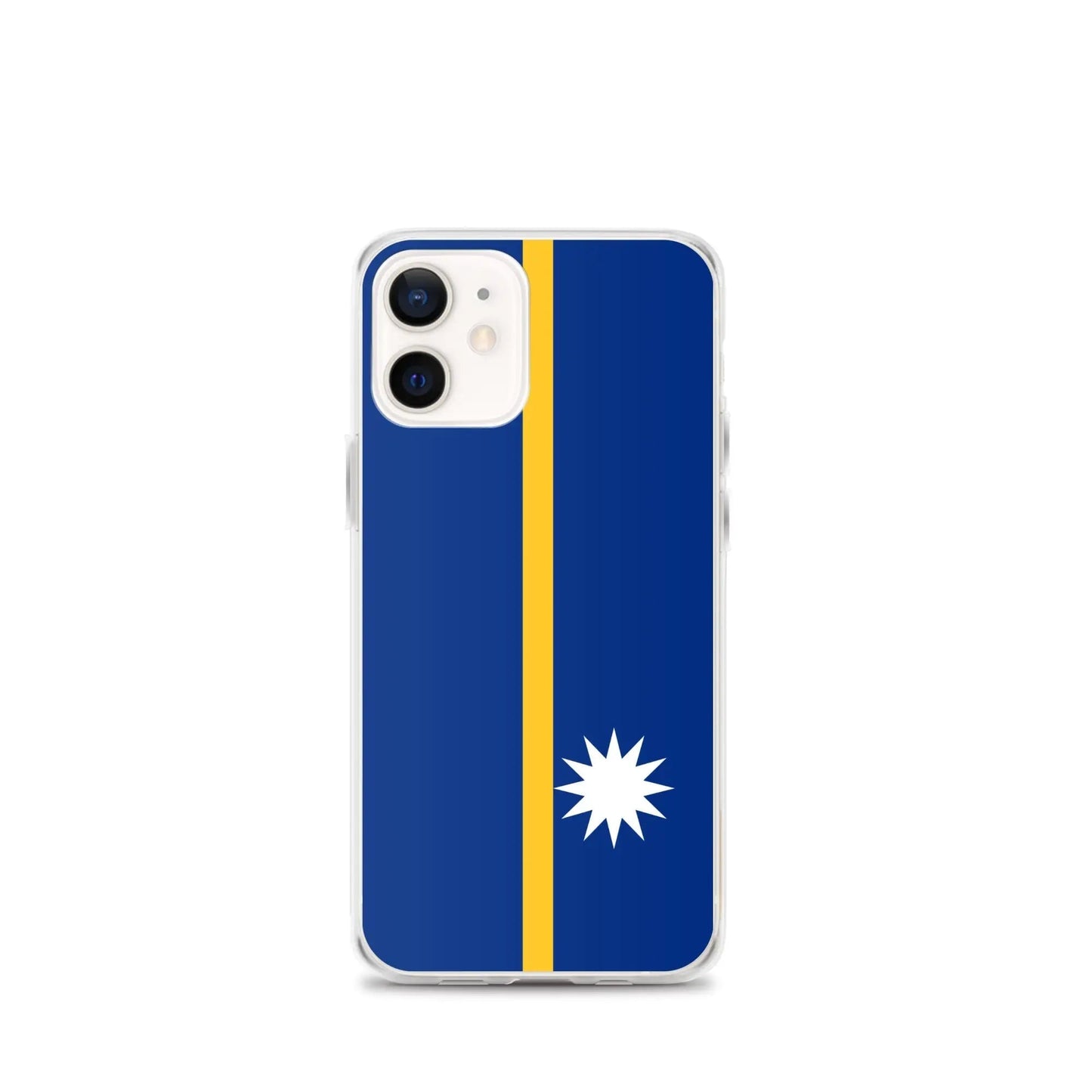 Coque Iphone Drapeau De Nauru – Étui Souple – Résistant Et Antichoc
