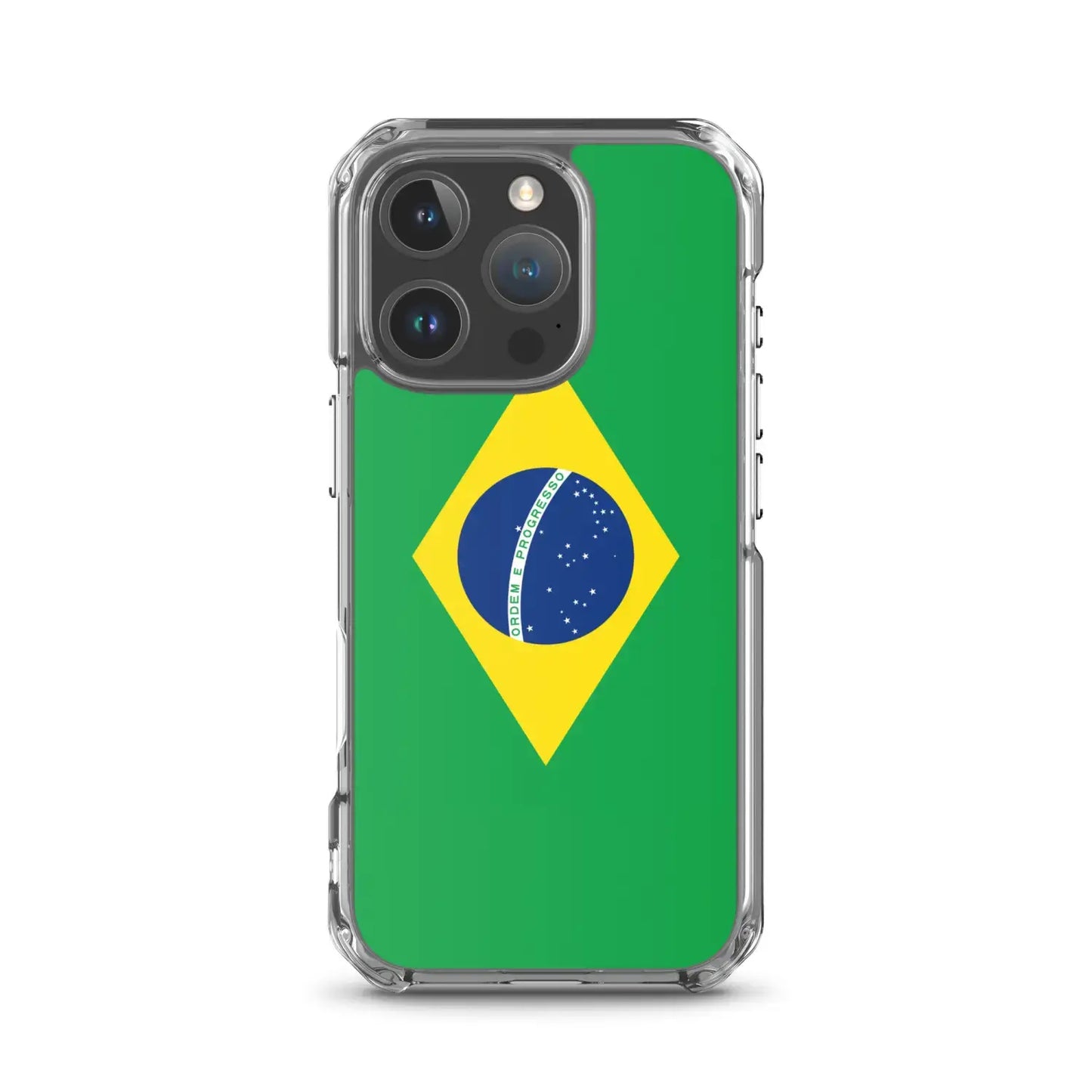 Coque Iphone Drapeau Du Brésil – Étui Souple – Résistant Et Antichoc