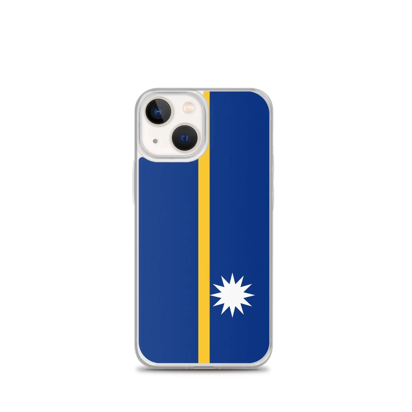 Coque Iphone Drapeau De Nauru – Étui Souple – Résistant Et Antichoc