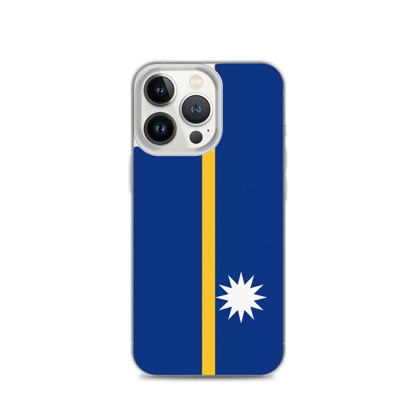 Coque Iphone Drapeau De Nauru – Étui Souple – Résistant Et Antichoc