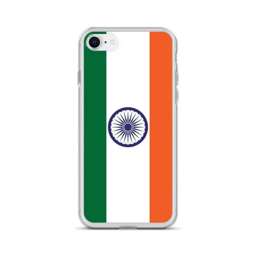Coque Iphone Drapeau De L'Inde – Étui Souple – Résistant Et Antichoc