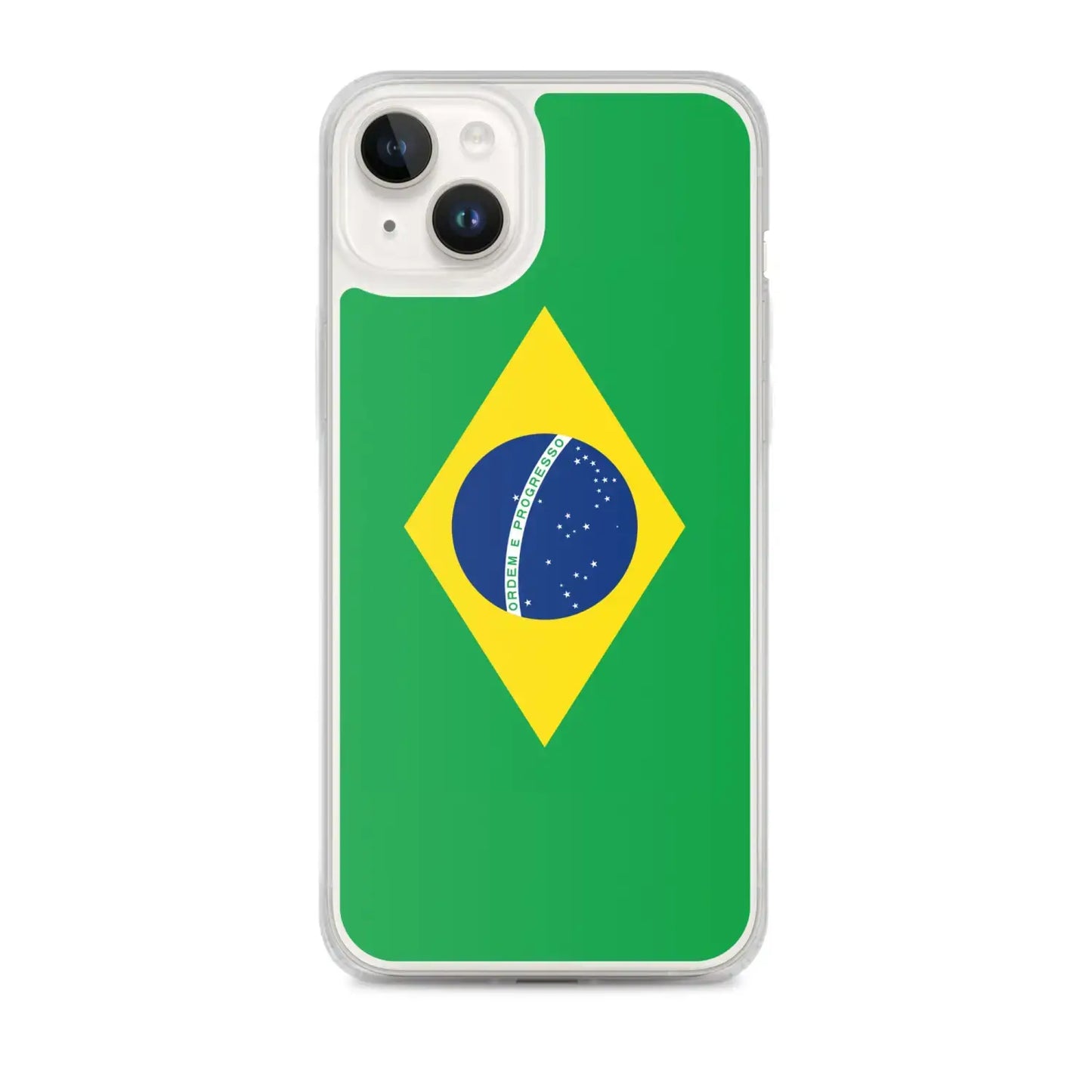 Coque Iphone Drapeau Du Brésil – Étui Souple – Résistant Et Antichoc