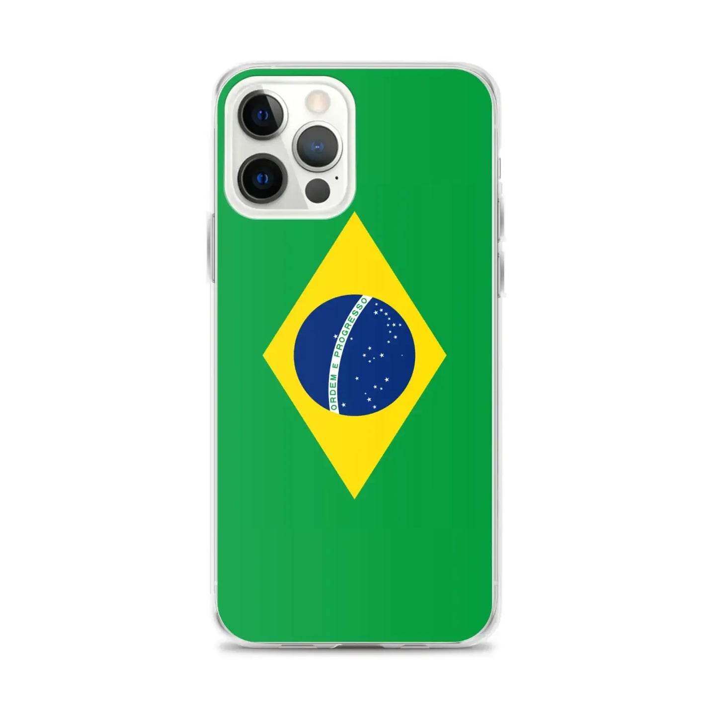 Coque Iphone Drapeau Du Brésil – Étui Souple – Résistant Et Antichoc