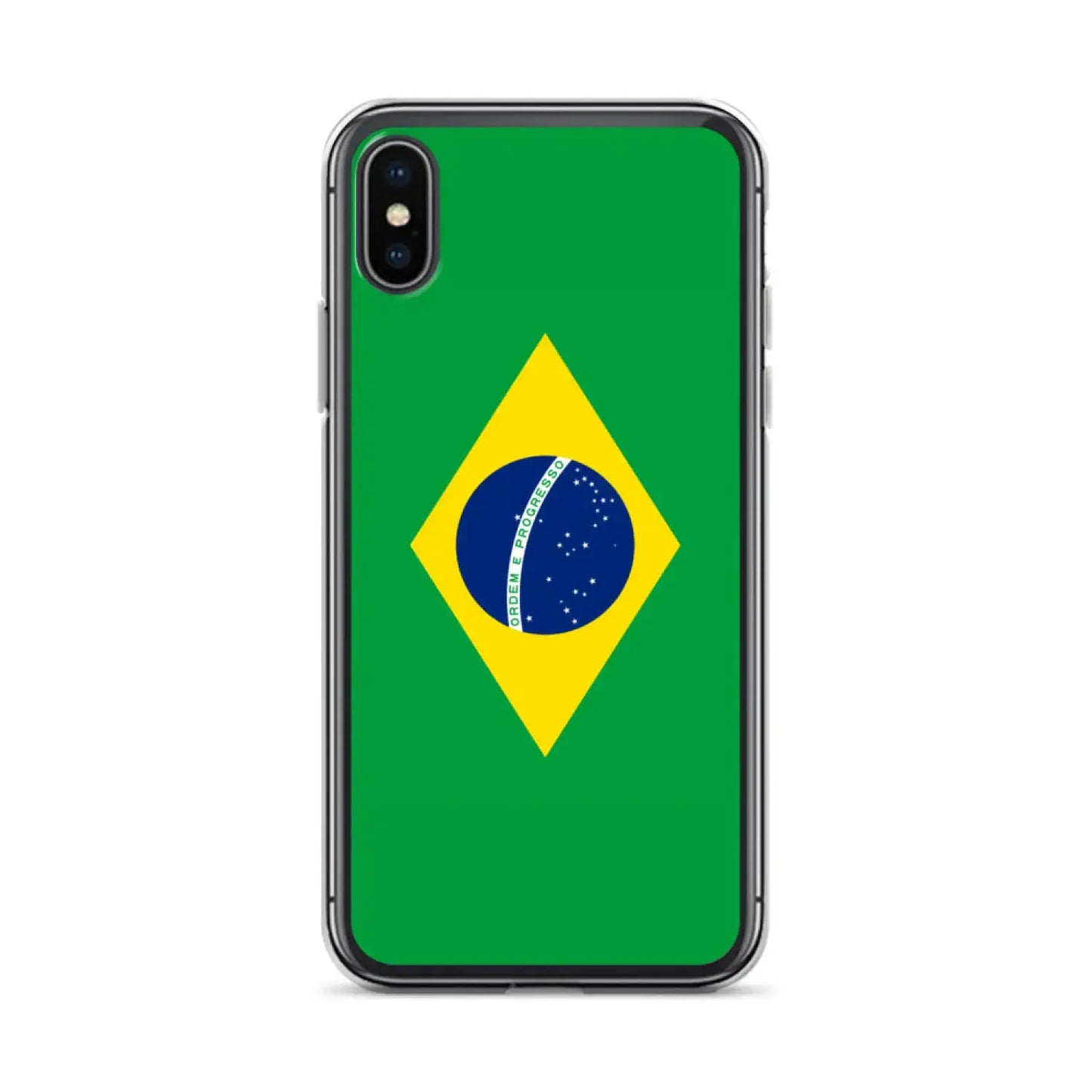 Coque Iphone Drapeau Du Brésil – Étui Souple – Résistant Et Antichoc