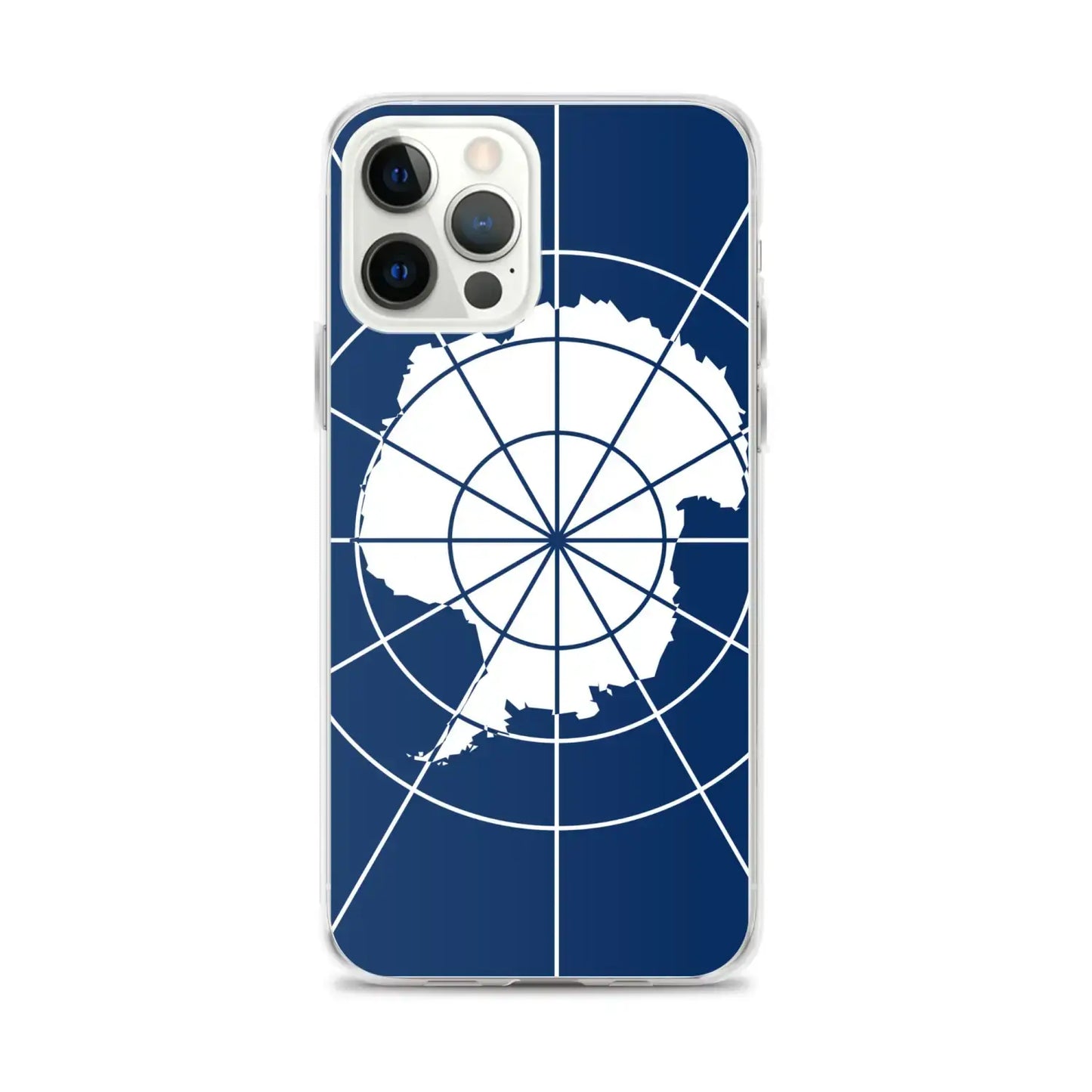 Coque Iphone Drapeau De L'Antarctique Officiel – Étui Souple – Résistant Et Antichoc