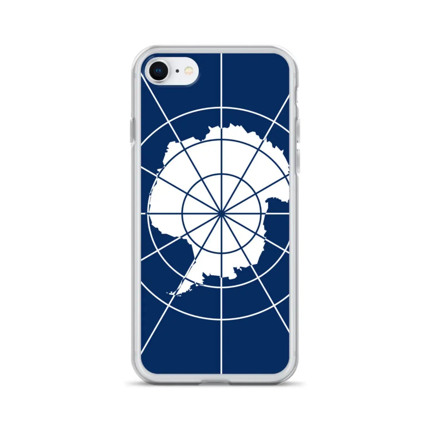 Coque Iphone Drapeau De L'Antarctique Officiel – Étui Souple – Résistant Et Antichoc