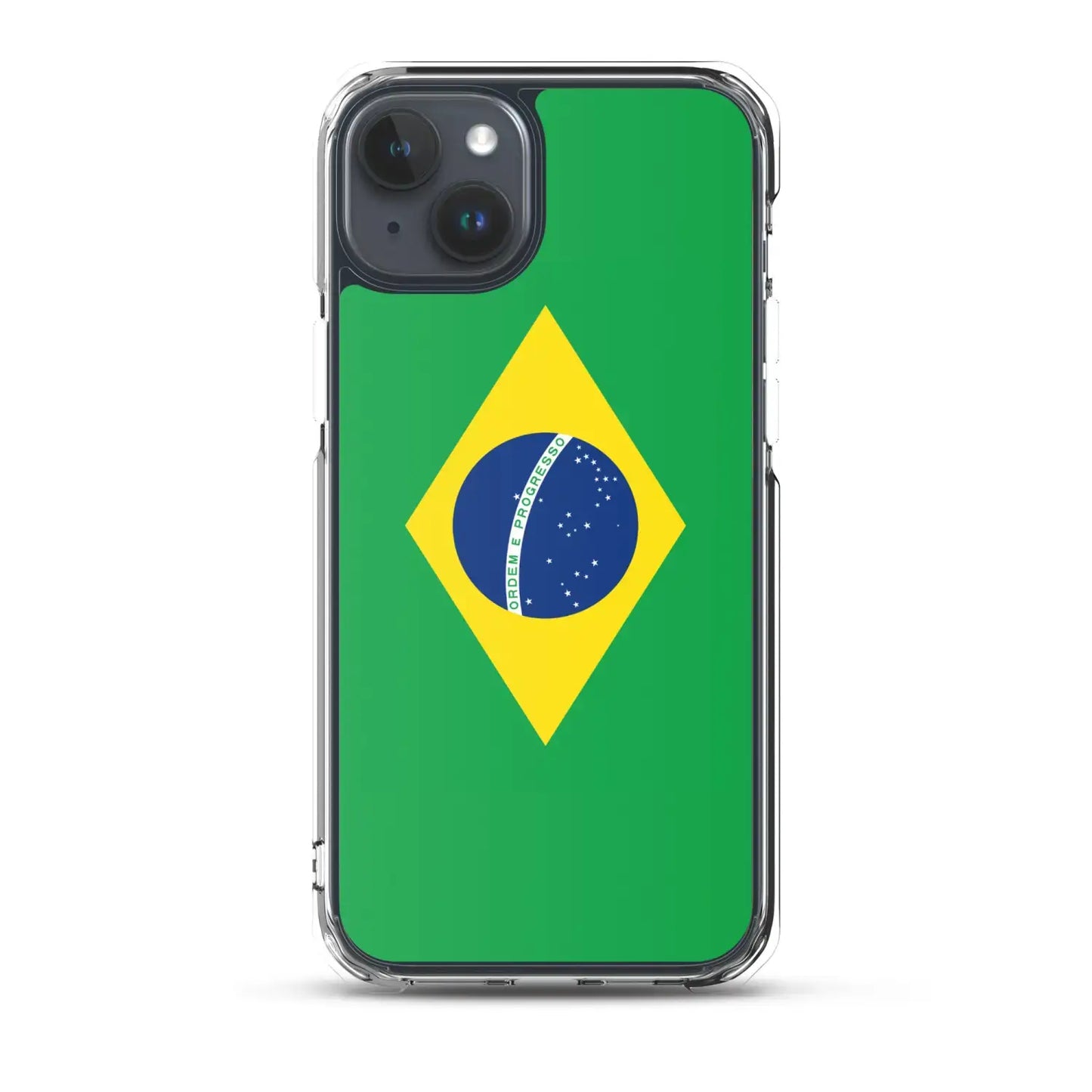 Coque Iphone Drapeau Du Brésil – Étui Souple – Résistant Et Antichoc