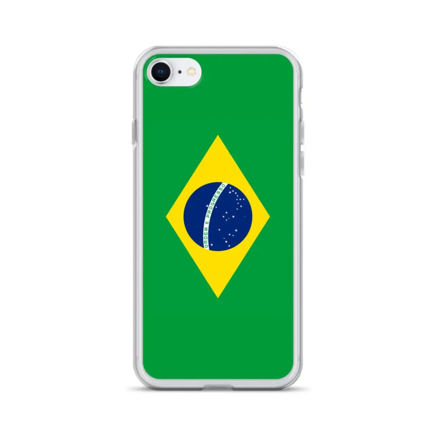 Coque Iphone Drapeau Du Brésil – Étui Souple – Résistant Et Antichoc