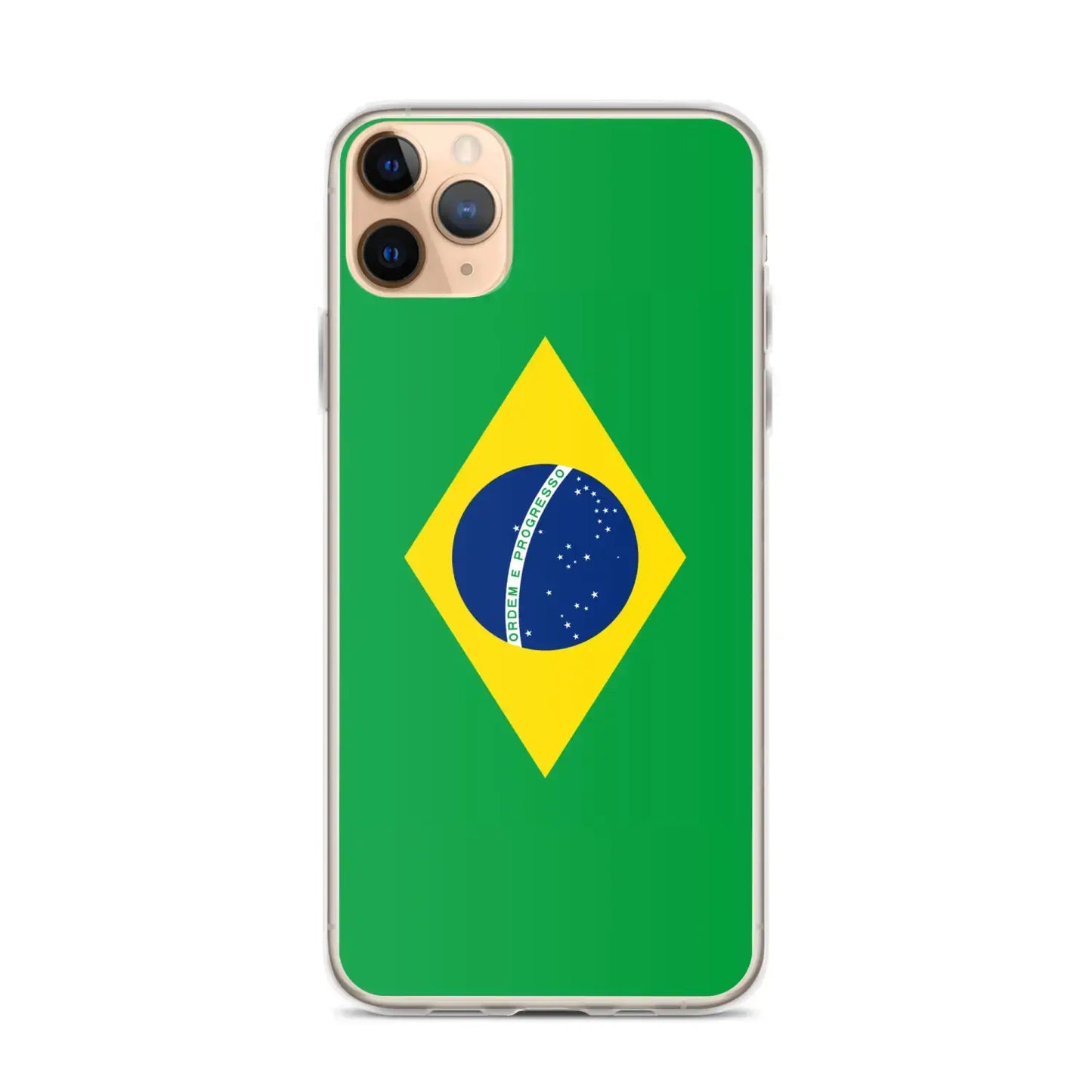 Coque Iphone Drapeau Du Brésil – Étui Souple – Résistant Et Antichoc