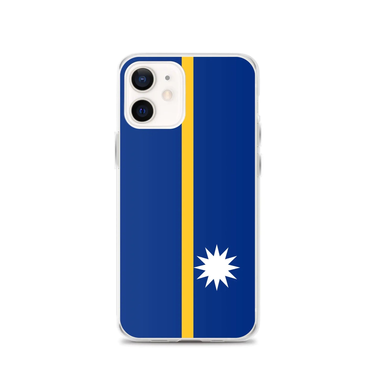 Coque Iphone Drapeau De Nauru – Étui Souple – Résistant Et Antichoc