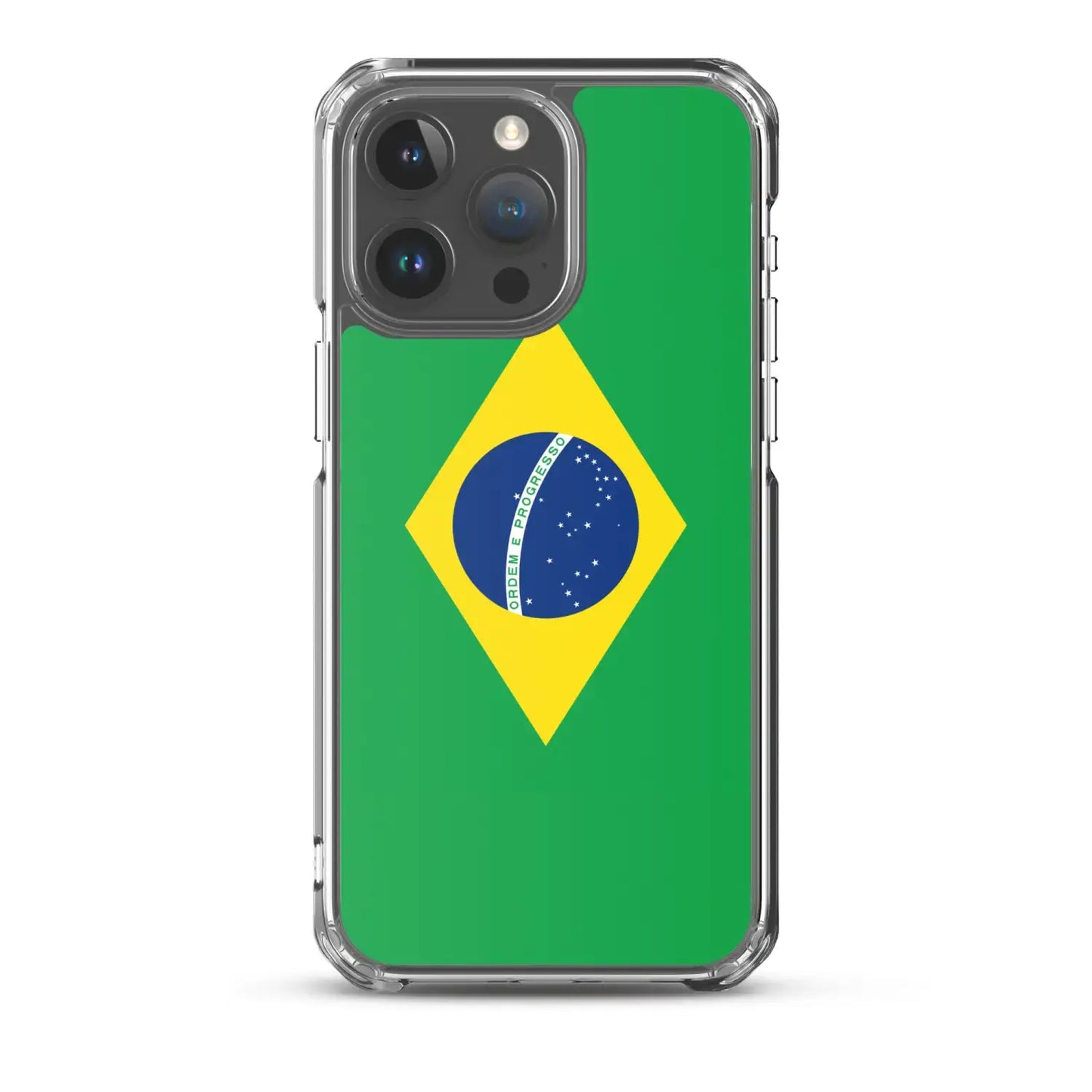 Coque Iphone Drapeau Du Brésil – Étui Souple – Résistant Et Antichoc