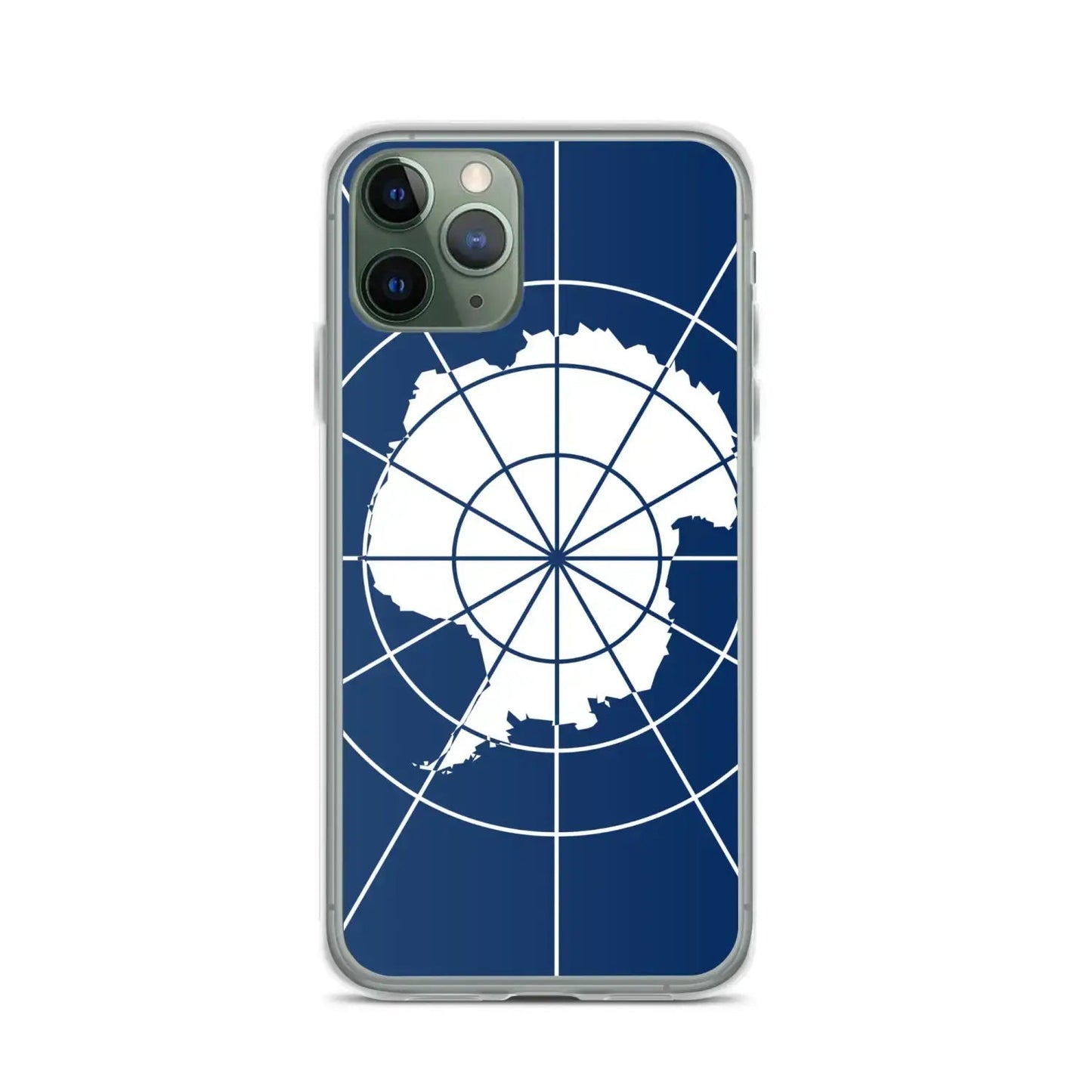 Coque Iphone Drapeau De L'Antarctique Officiel – Étui Souple – Résistant Et Antichoc