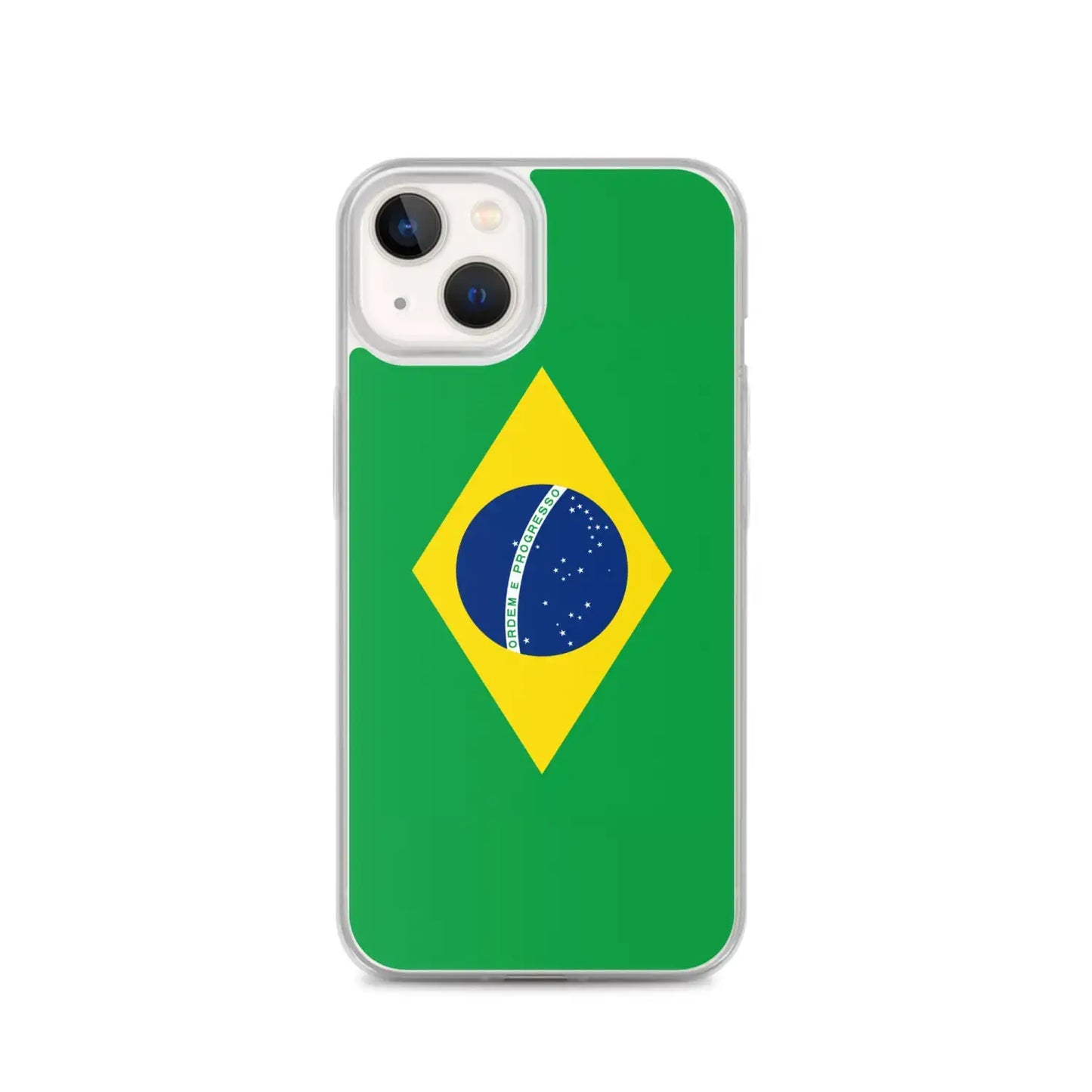 Coque Iphone Drapeau Du Brésil – Étui Souple – Résistant Et Antichoc