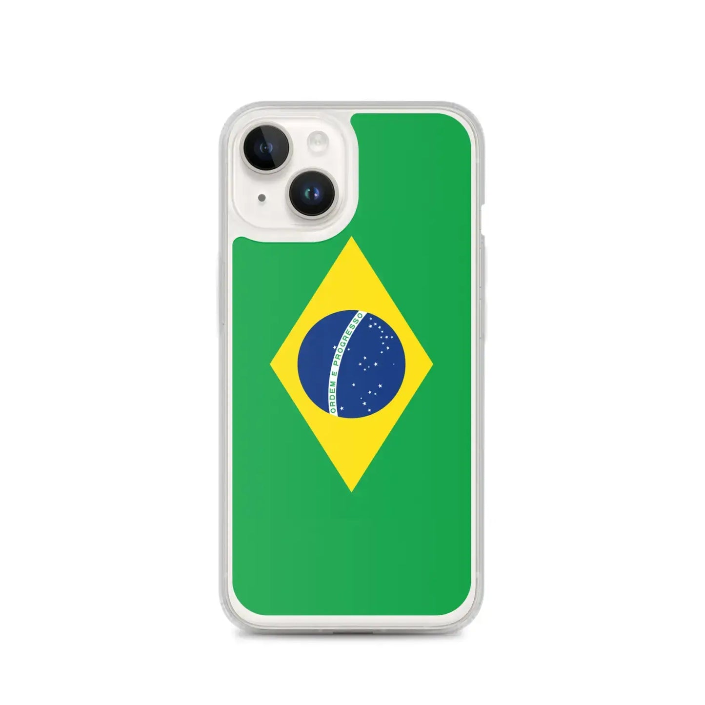 Coque Iphone Drapeau Du Brésil – Étui Souple – Résistant Et Antichoc