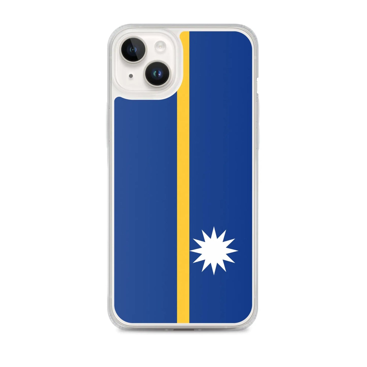 Coque Iphone Drapeau De Nauru – Étui Souple – Résistant Et Antichoc
