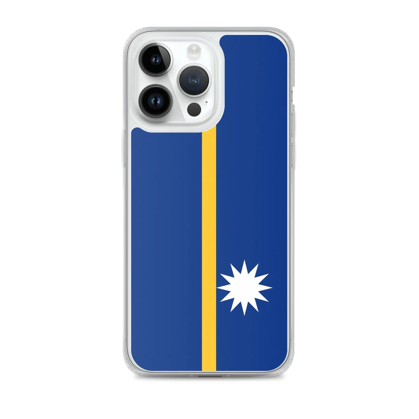 Coque Iphone Drapeau De Nauru – Étui Souple – Résistant Et Antichoc