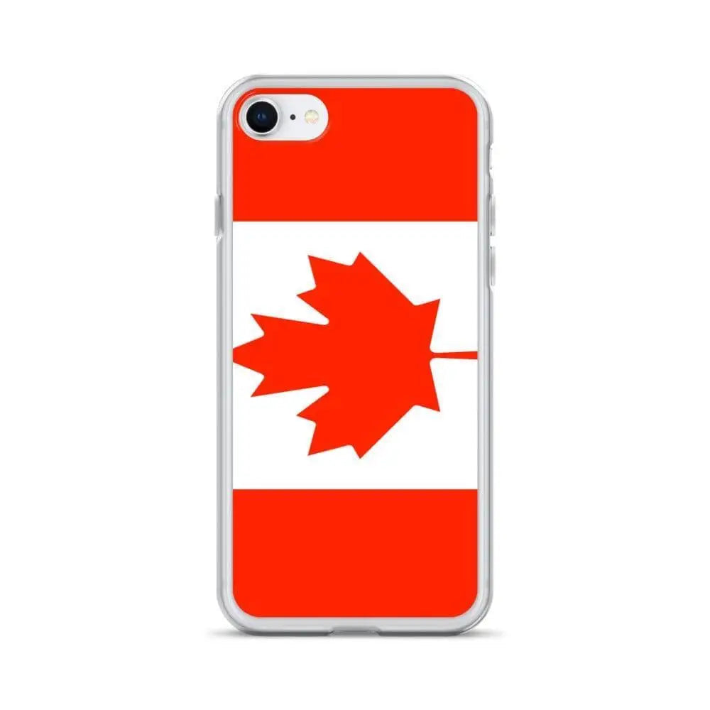 Coque Iphone Drapeau Du Canada – Étui Souple – Résistant Et Antichoc