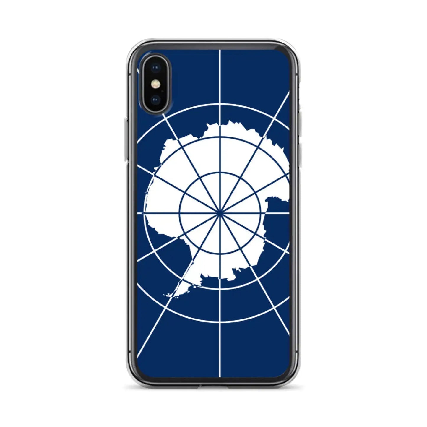 Coque Iphone Drapeau De L'Antarctique Officiel – Étui Souple – Résistant Et Antichoc