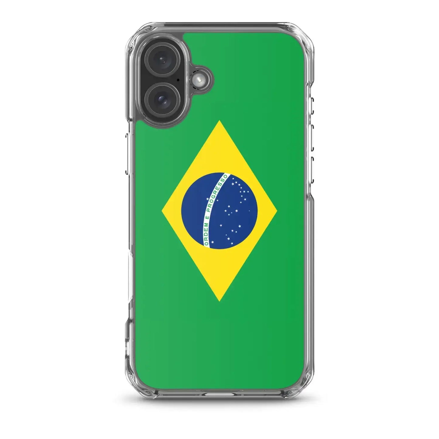 Coque Iphone Drapeau Du Brésil – Étui Souple – Résistant Et Antichoc