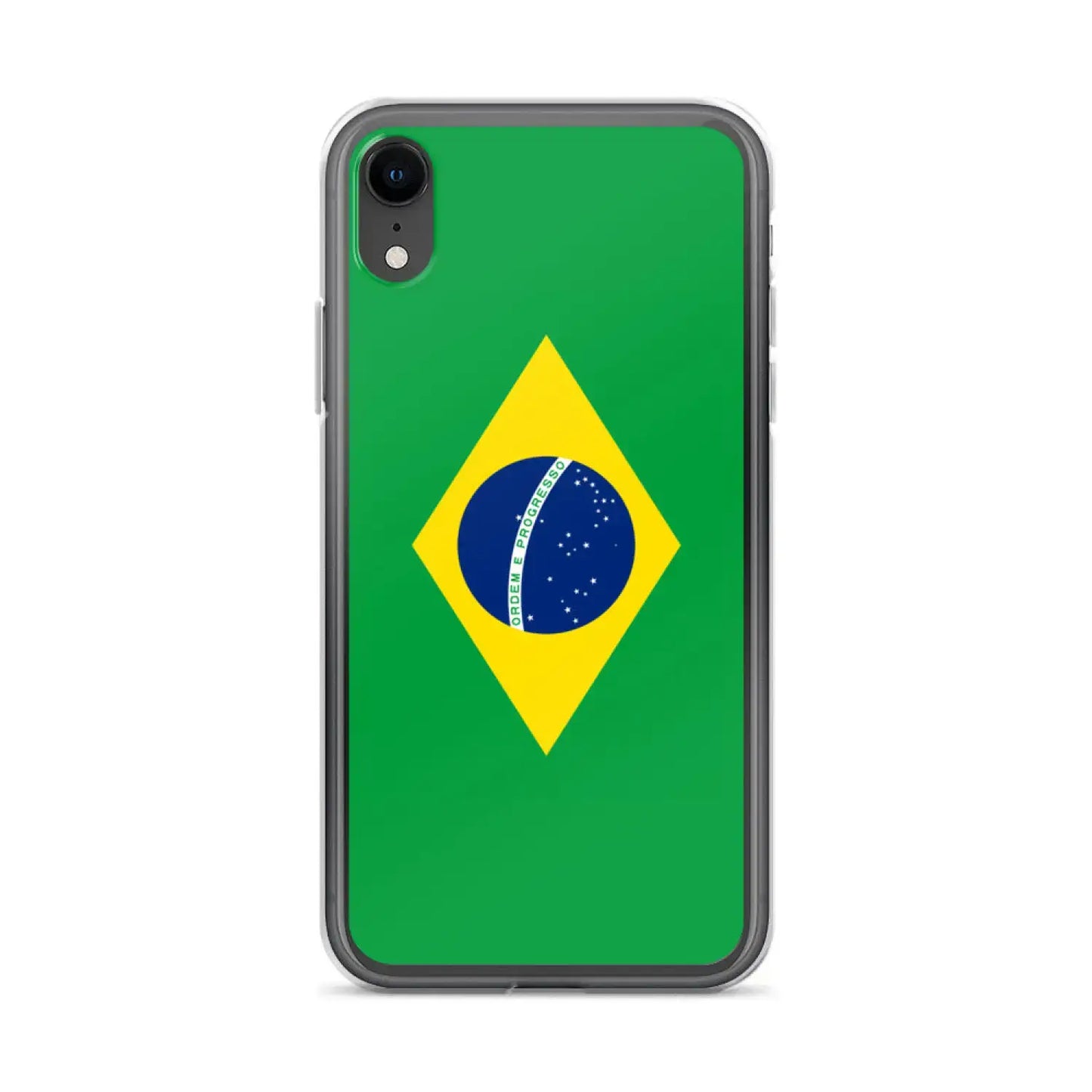 Coque Iphone Drapeau Du Brésil – Étui Souple – Résistant Et Antichoc