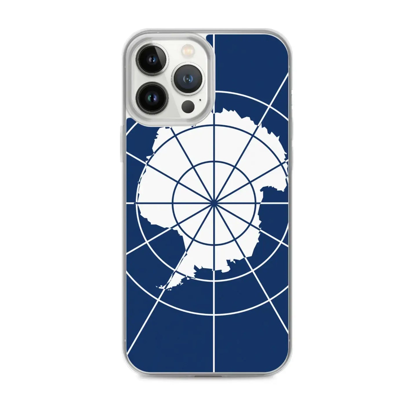 Coque Iphone Drapeau De L'Antarctique Officiel – Étui Souple – Résistant Et Antichoc