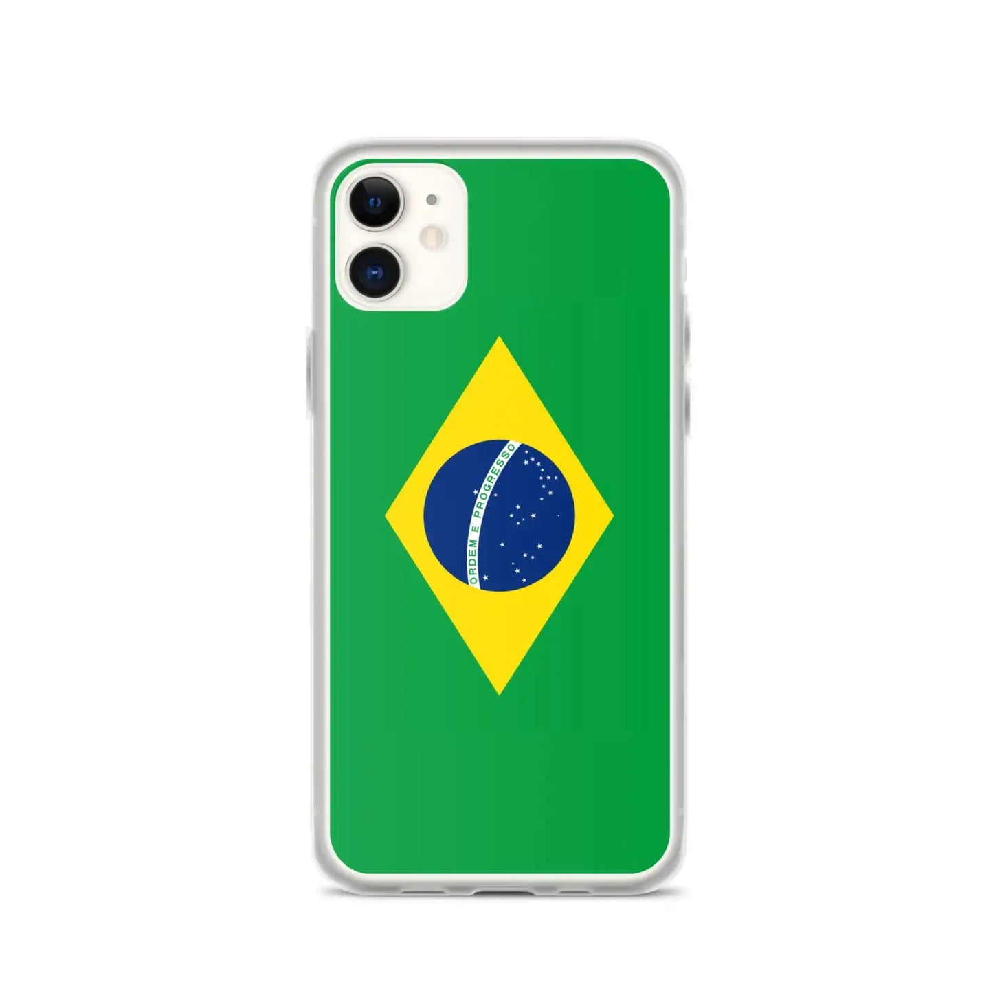Coque Iphone Drapeau Du Brésil – Étui Souple – Résistant Et Antichoc