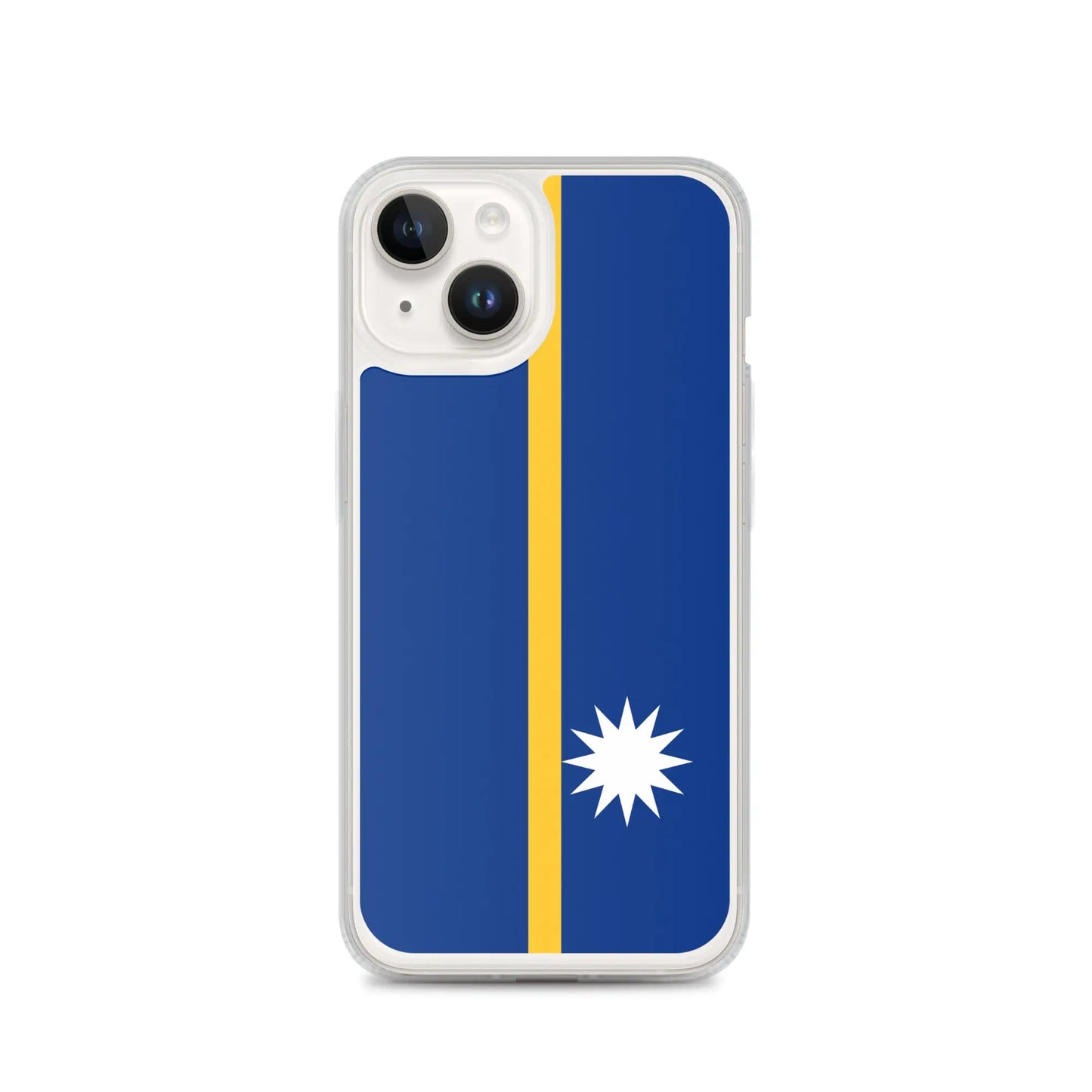 Coque Iphone Drapeau De Nauru – Étui Souple – Résistant Et Antichoc