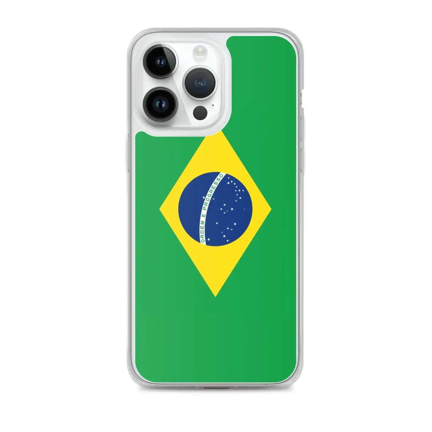 Coque Iphone Drapeau Du Brésil – Étui Souple – Résistant Et Antichoc