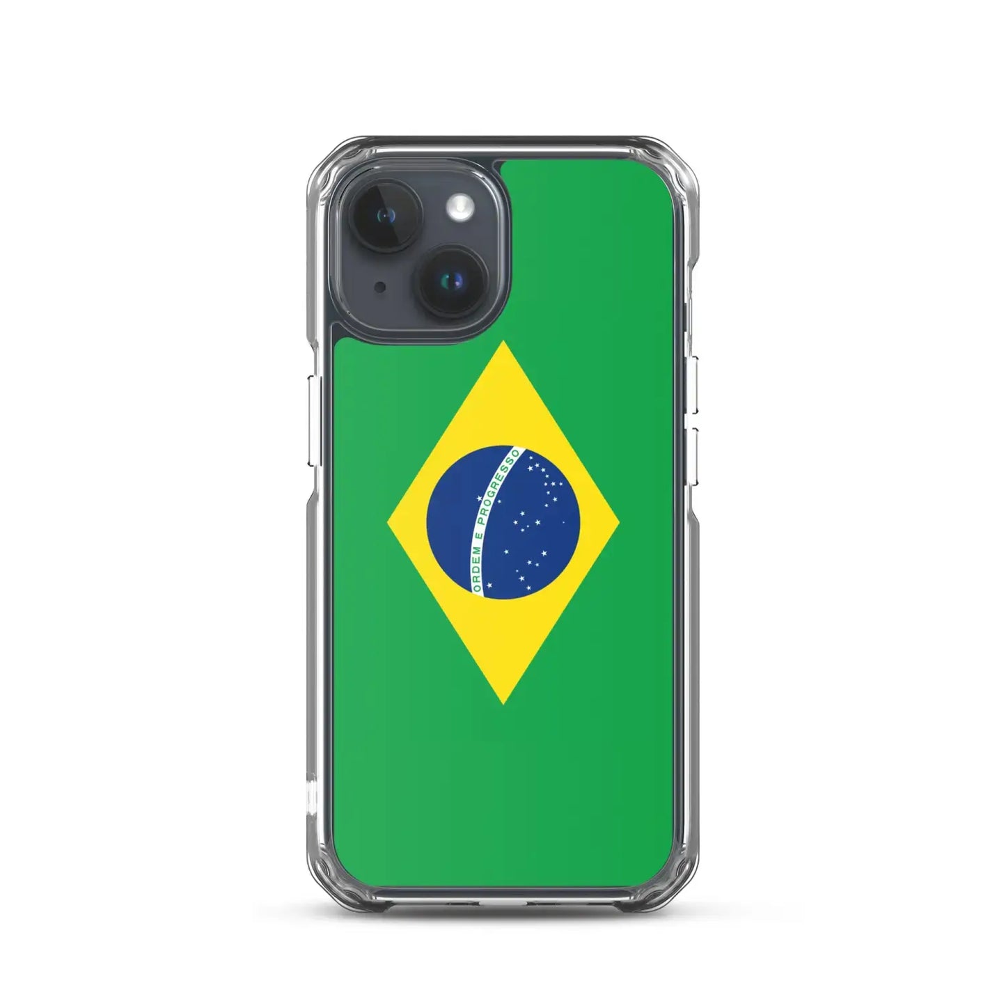 Coque Iphone Drapeau Du Brésil – Étui Souple – Résistant Et Antichoc