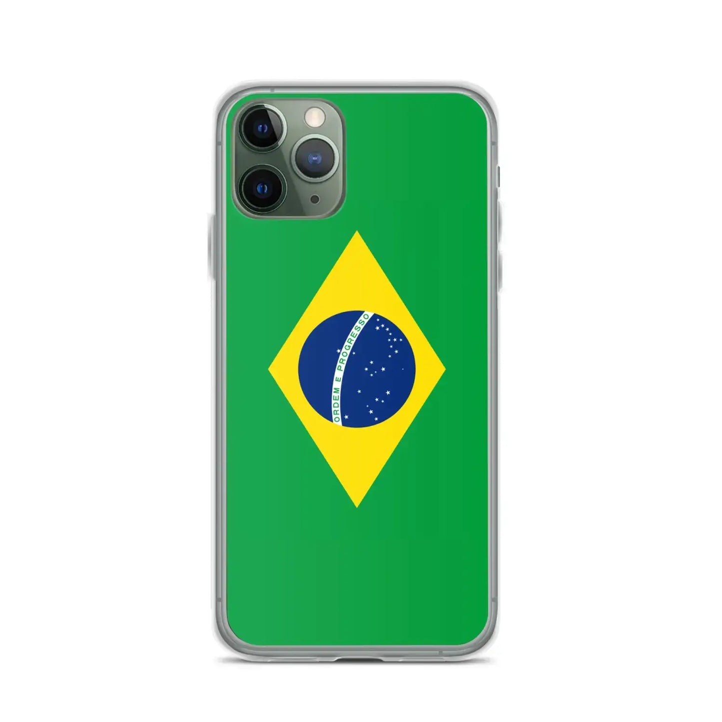 Coque Iphone Drapeau Du Brésil – Étui Souple – Résistant Et Antichoc