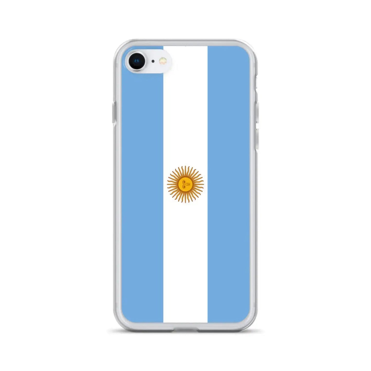 Coque Iphone Drapeau De L'Argentine – Étui Souple – Résistant Et Antichoc