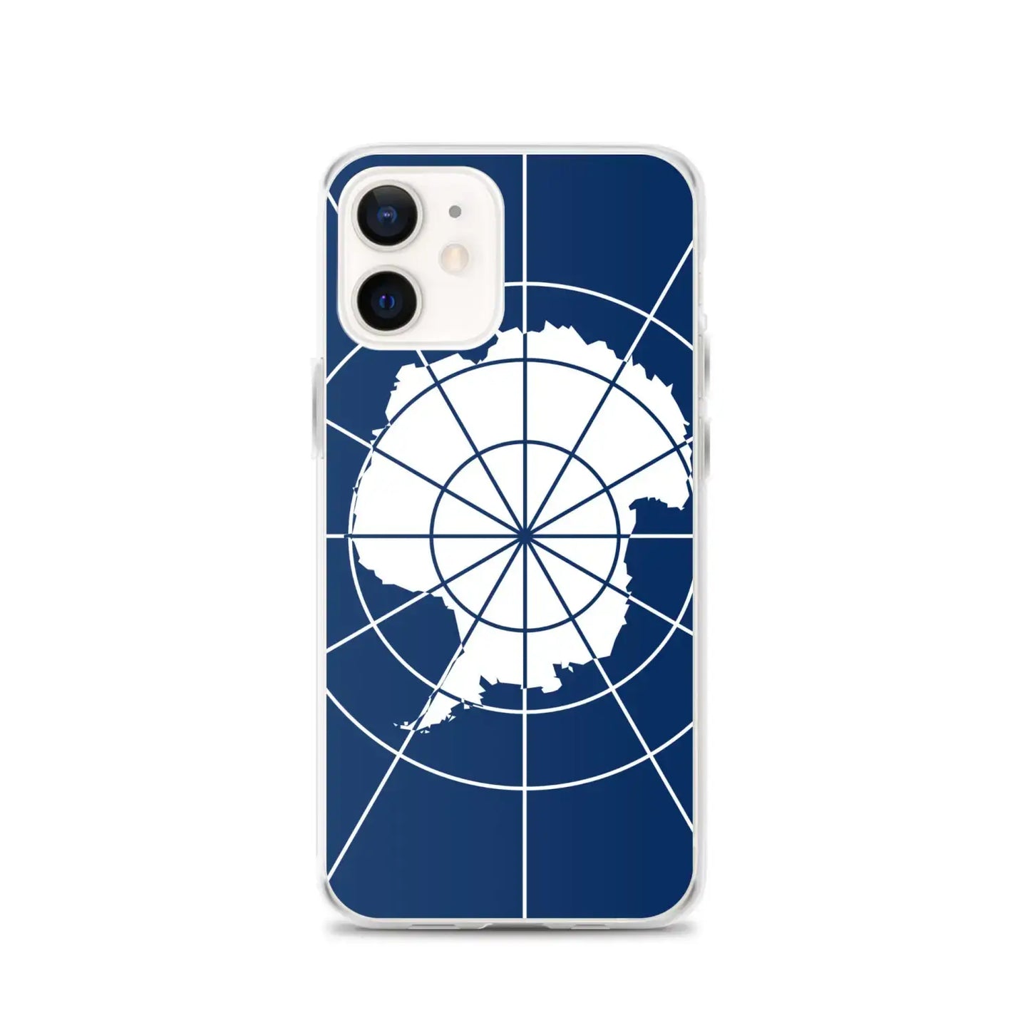 Coque Iphone Drapeau De L'Antarctique Officiel – Étui Souple – Résistant Et Antichoc