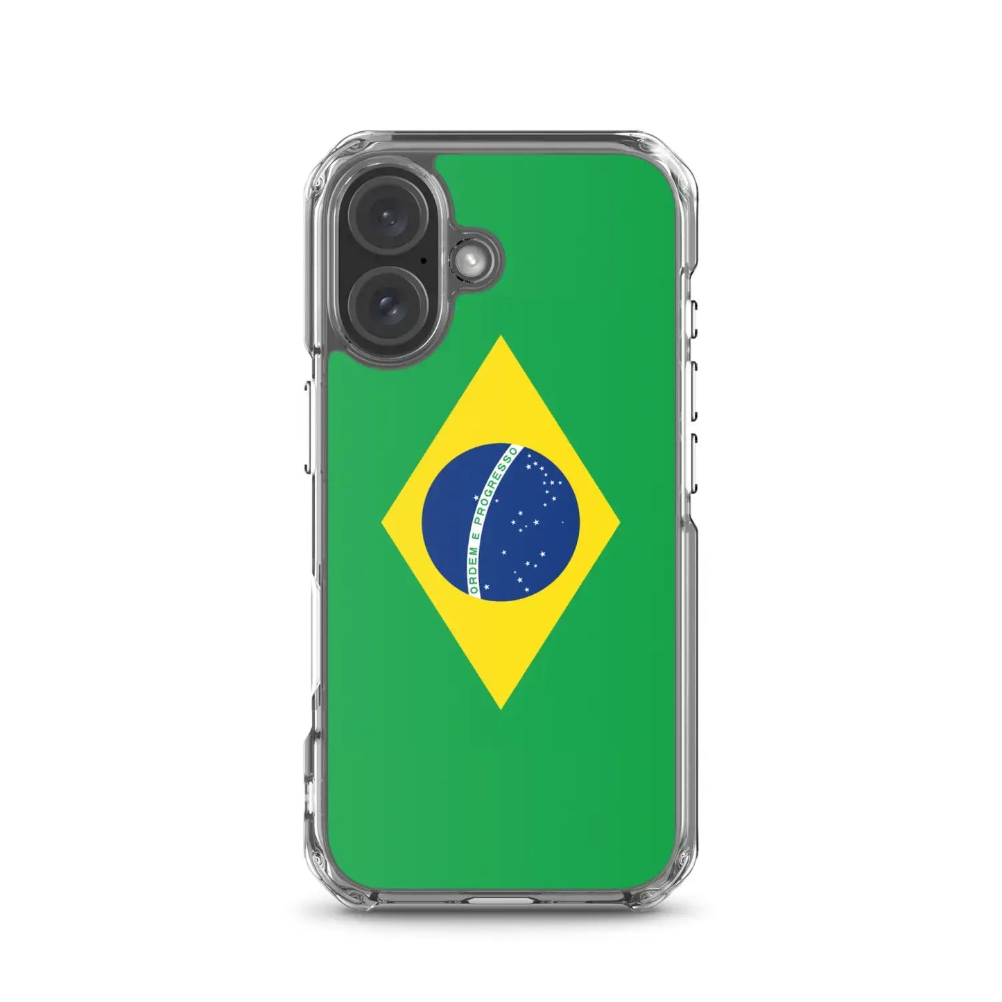 Coque Iphone Drapeau Du Brésil – Étui Souple – Résistant Et Antichoc