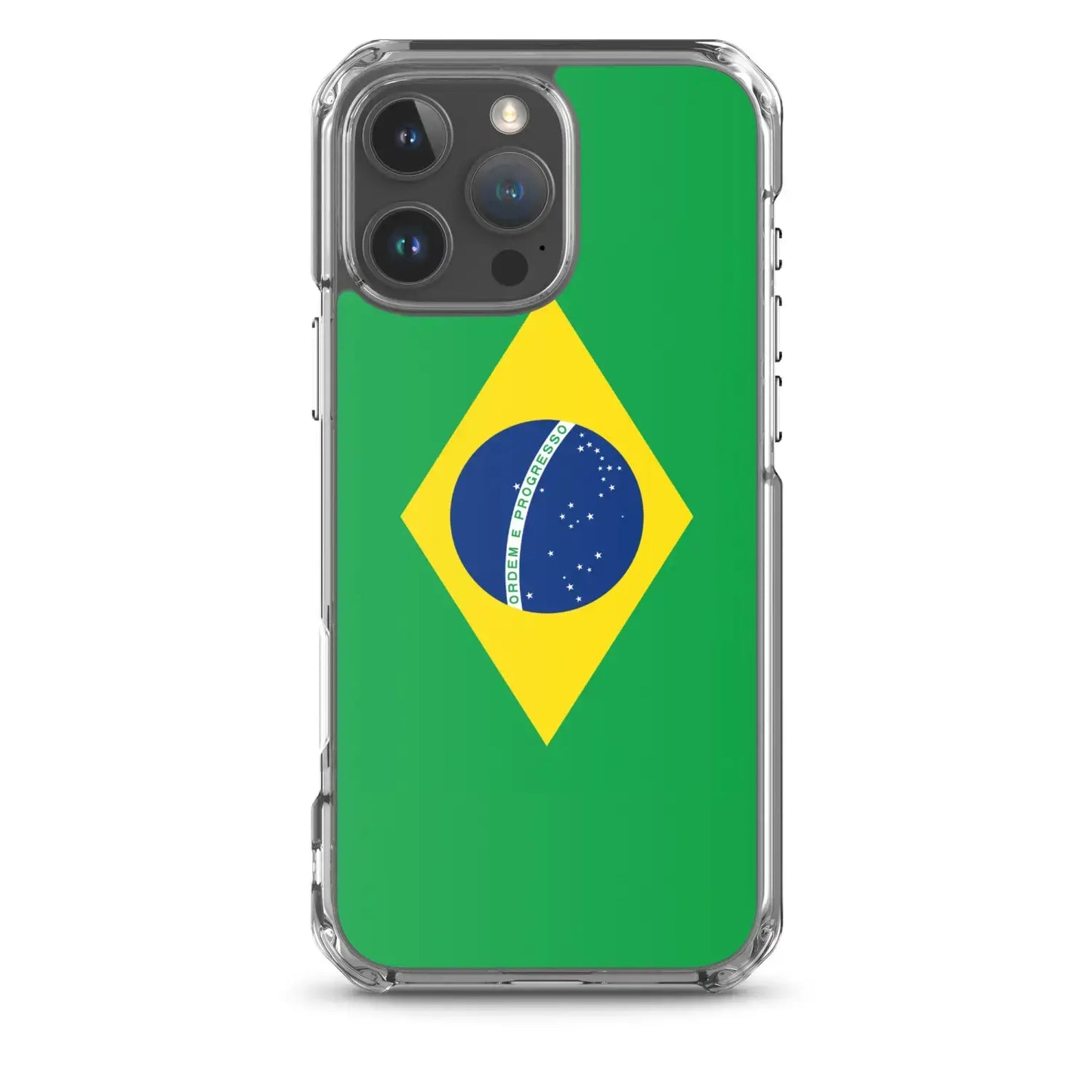 Coque Iphone Drapeau Du Brésil – Étui Souple – Résistant Et Antichoc
