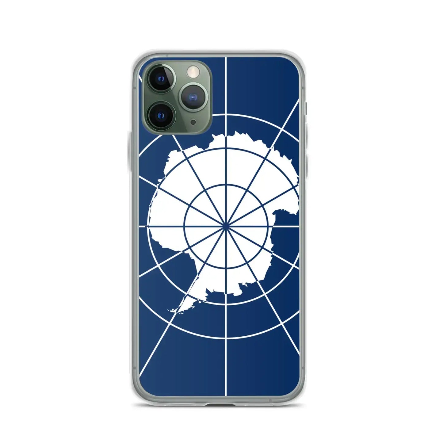 Coque Iphone Drapeau De L'Antarctique Officiel – Étui Souple – Résistant Et Antichoc