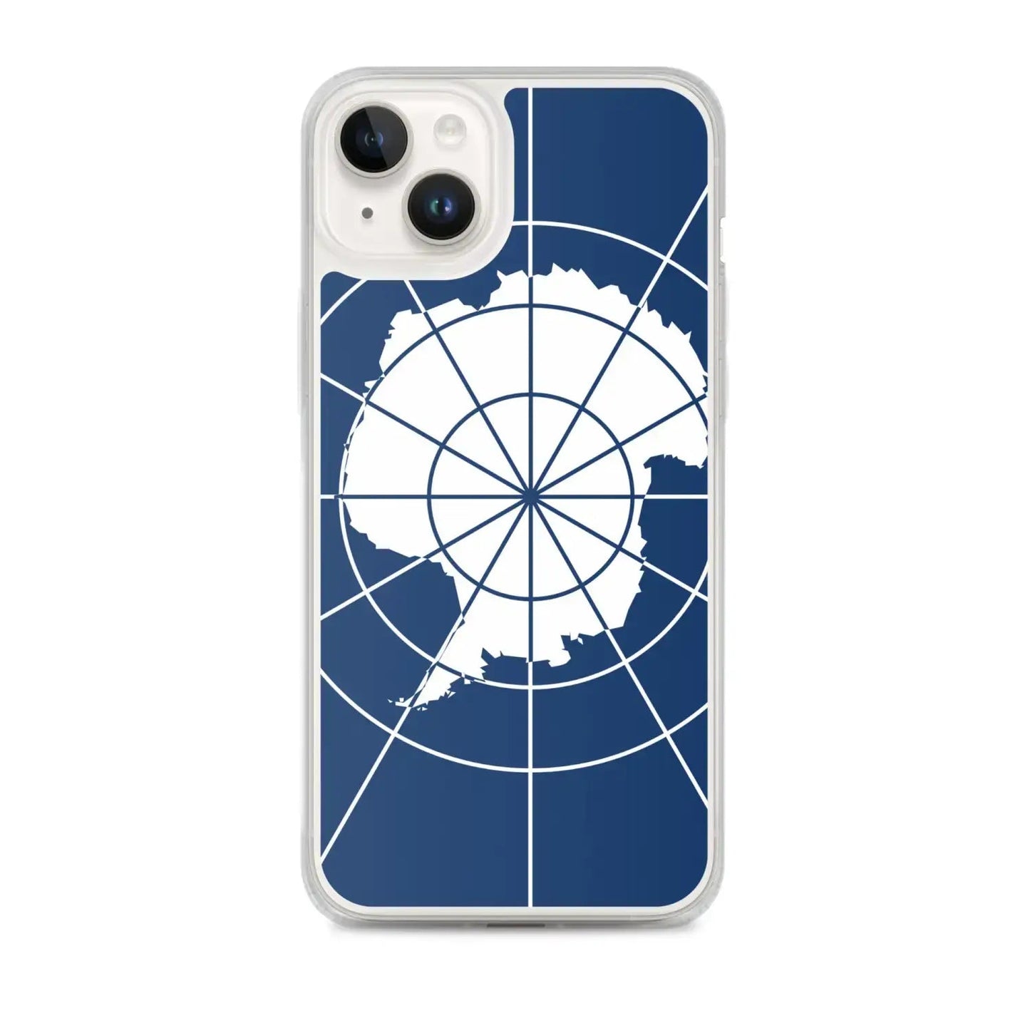 Coque Iphone Drapeau De L'Antarctique Officiel – Étui Souple – Résistant Et Antichoc
