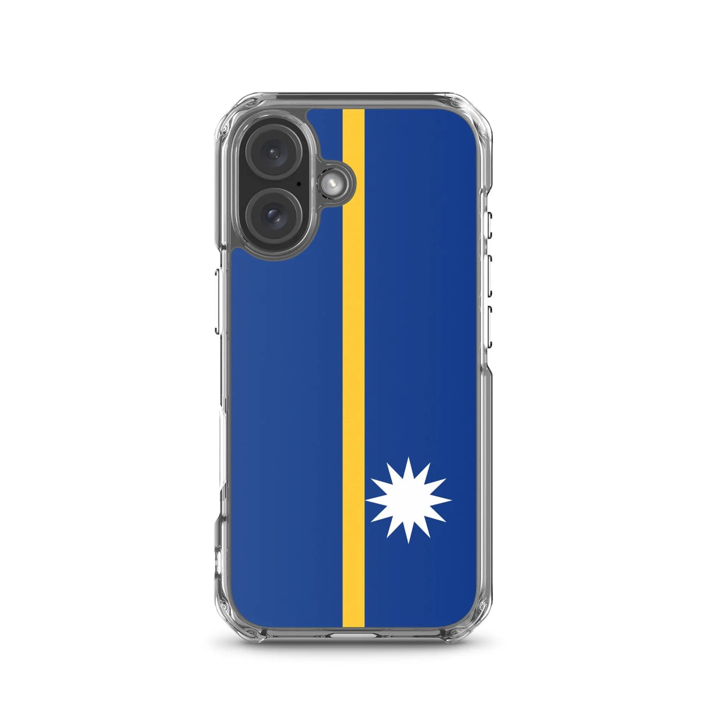 Coque Iphone Drapeau De Nauru – Étui Souple – Résistant Et Antichoc