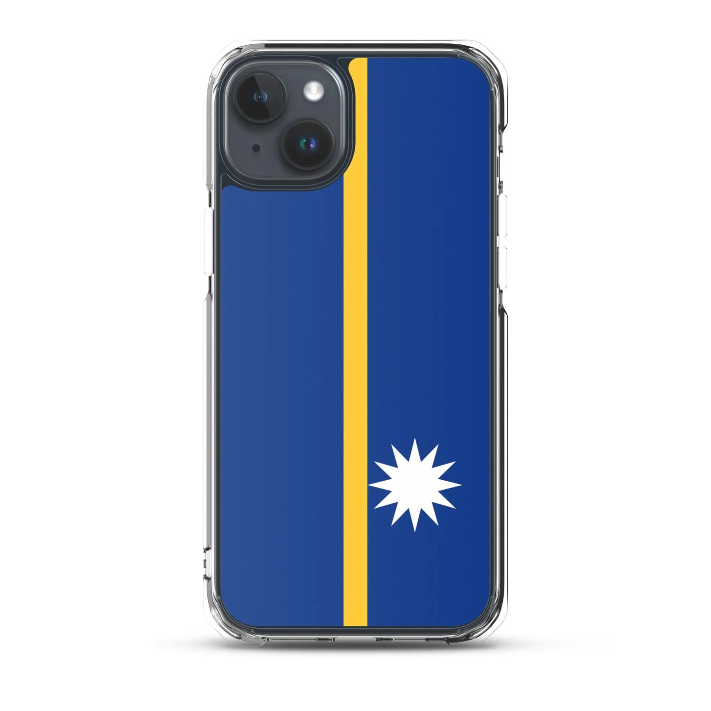 Coque Iphone Drapeau De Nauru – Étui Souple – Résistant Et Antichoc