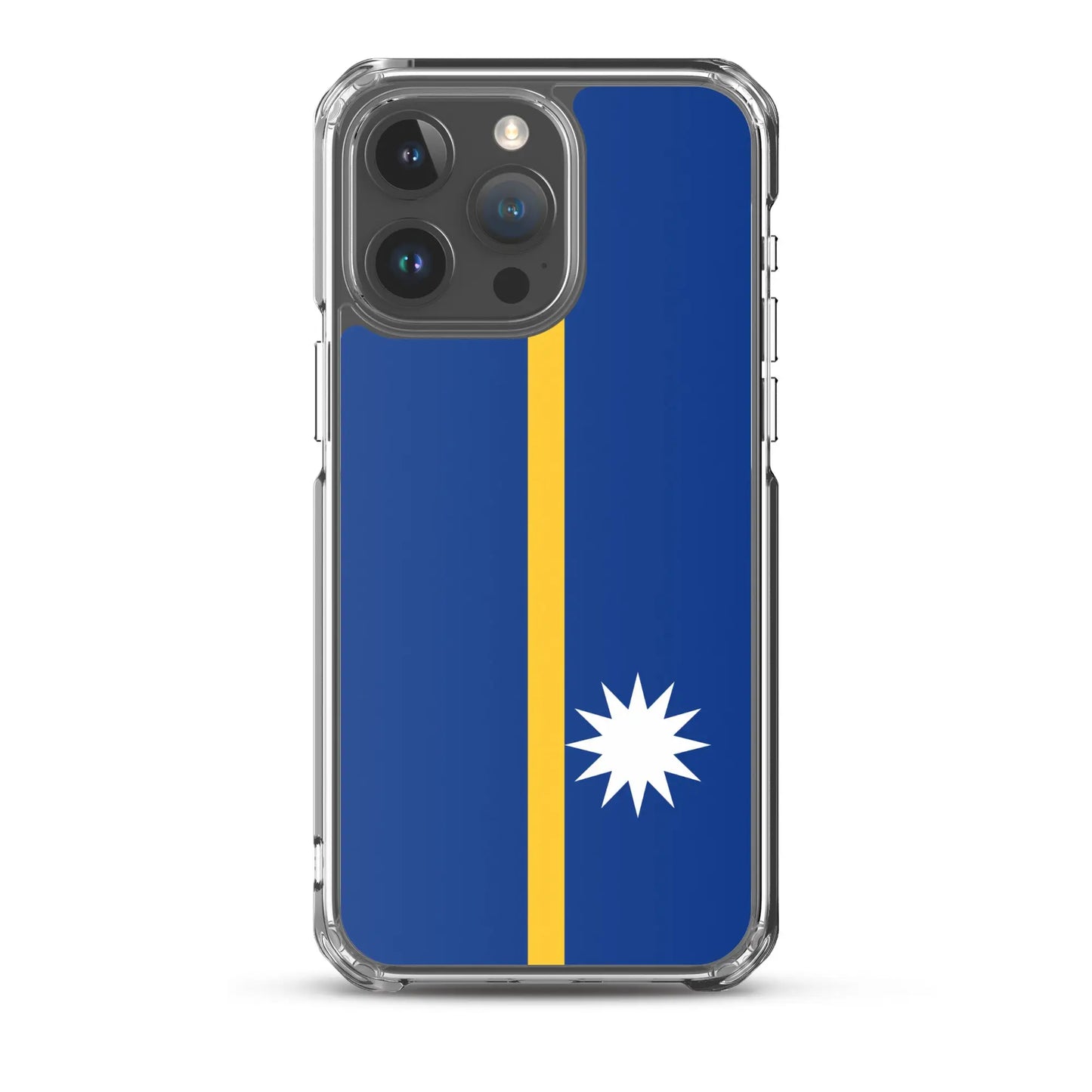 Coque Iphone Drapeau De Nauru – Étui Souple – Résistant Et Antichoc