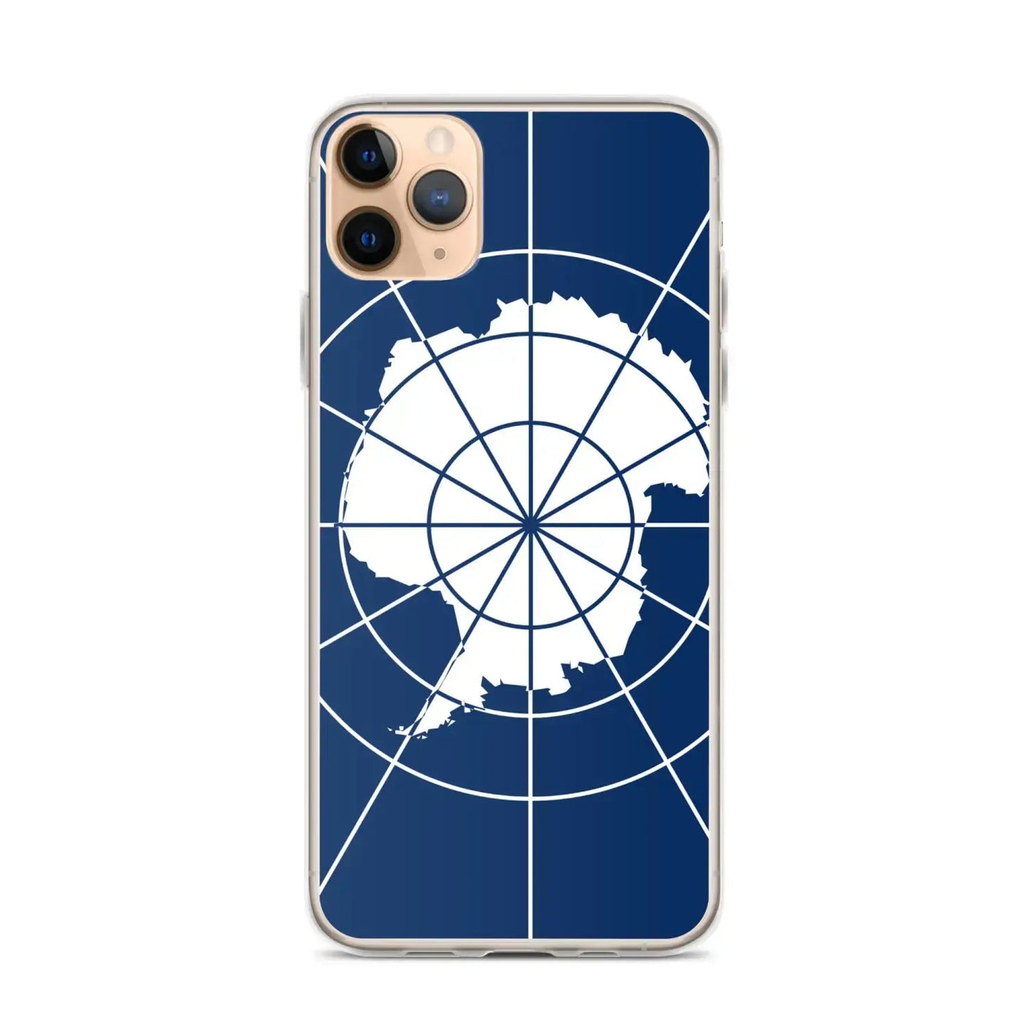 Coque Iphone Drapeau De L'Antarctique Officiel – Étui Souple – Résistant Et Antichoc