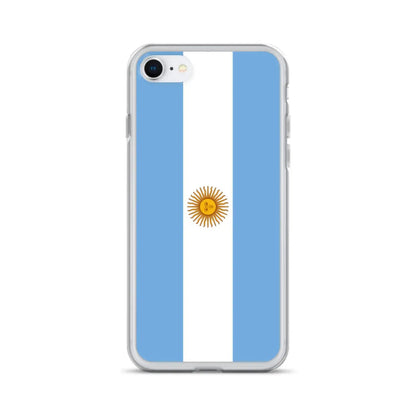 Coque Iphone Drapeau De L'Argentine – Étui Souple – Résistant Et Antichoc
