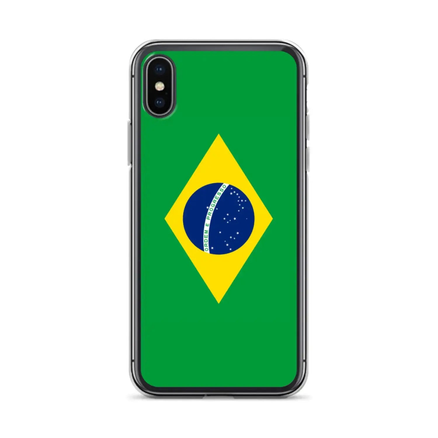 Coque Iphone Drapeau Du Brésil – Étui Souple – Résistant Et Antichoc