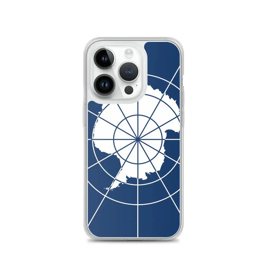 Coque Iphone Drapeau De L'Antarctique Officiel – Étui Souple – Résistant Et Antichoc