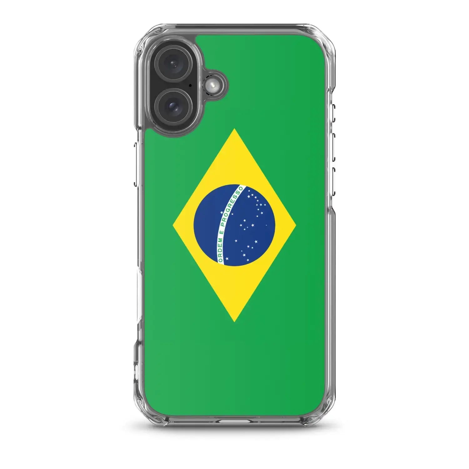 Coque Iphone Drapeau Du Brésil – Étui Souple – Résistant Et Antichoc