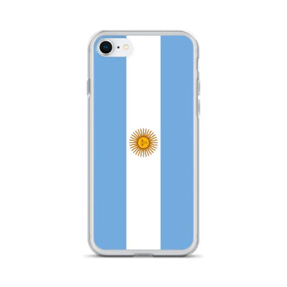 Coque Iphone Drapeau De L'Argentine – Étui Souple – Résistant Et Antichoc