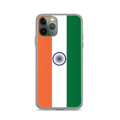 Coque Iphone Drapeau De L'Inde – Étui Souple – Résistant Et Antichoc