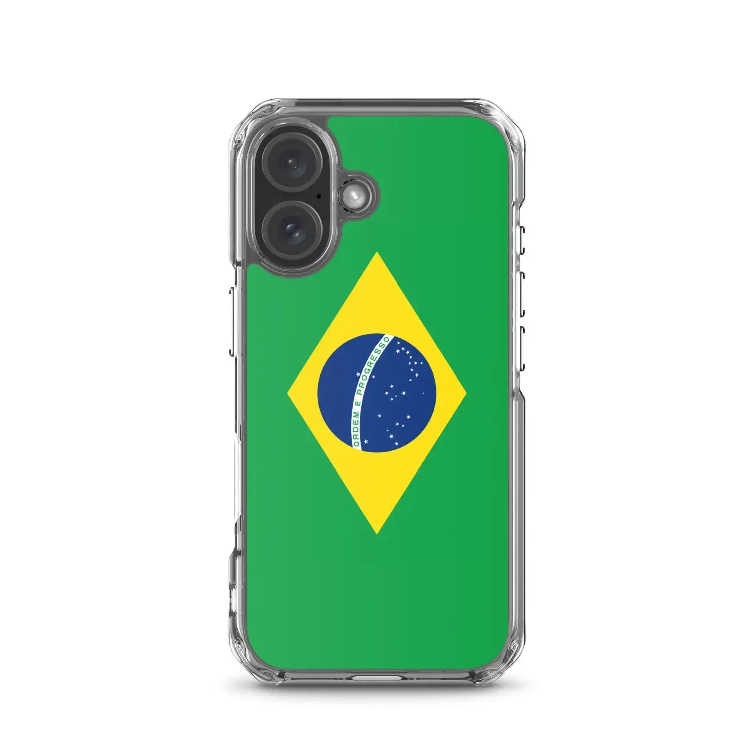 Coque Iphone Drapeau Du Brésil – Étui Souple – Résistant Et Antichoc